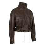 Campera corta de cuero de oveja - Art. 6242