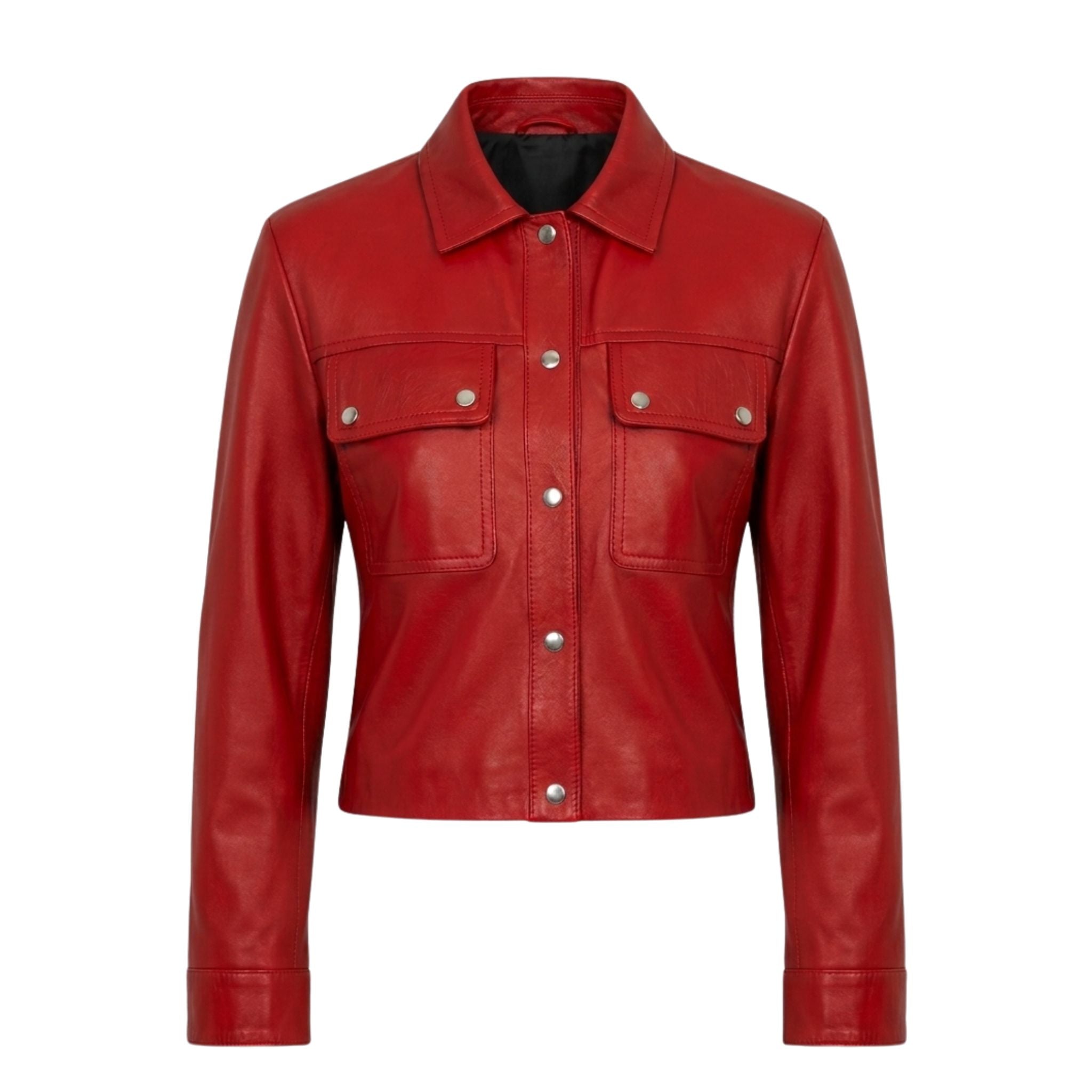 Sheepskin leather jacket - Item 6242