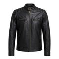 Campera motoquera de cuero vacuno - Art. 6085