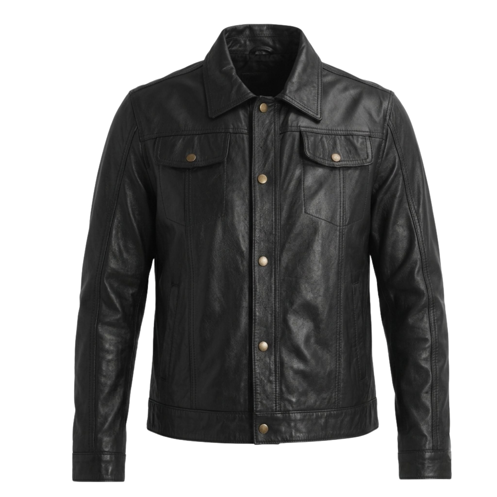 Cowhide leather jacket - Item 5060