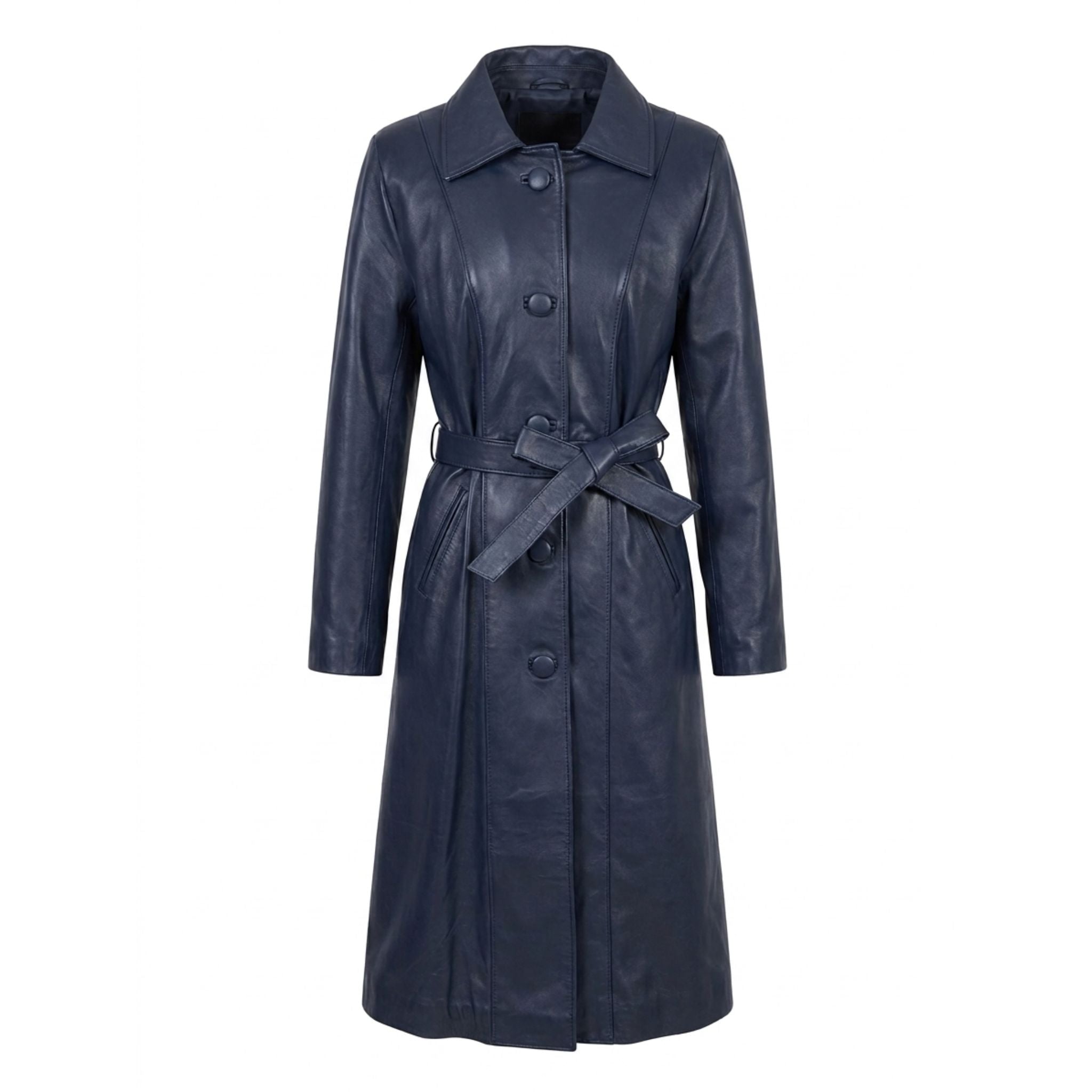 Classic long sheepskin coat - Item 1030