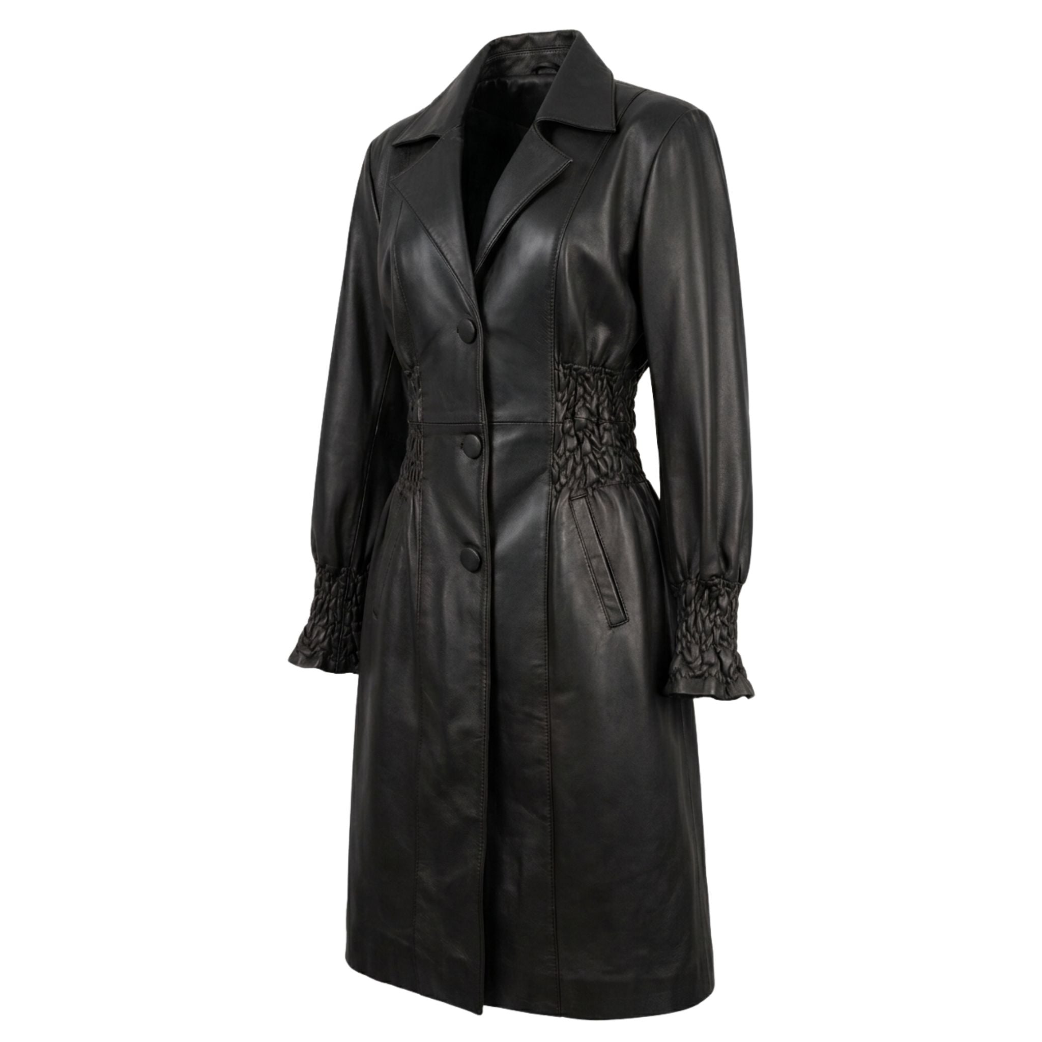 Stretch sheepskin coat - Item 4339