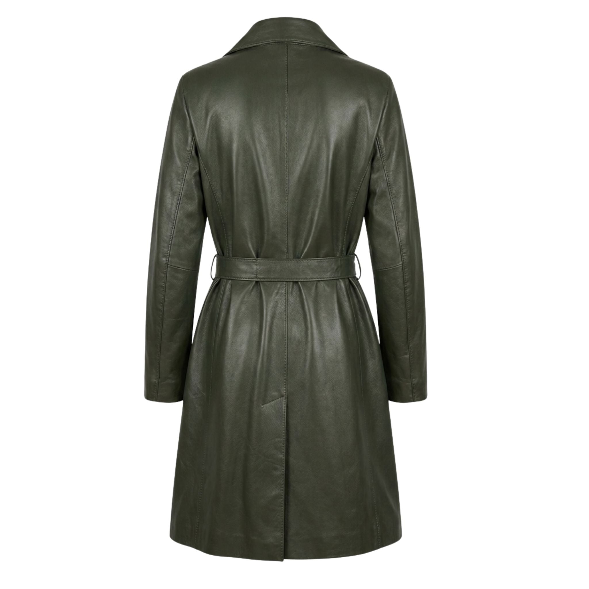 Sheepskin Leather Trench Coat - Art. 1033