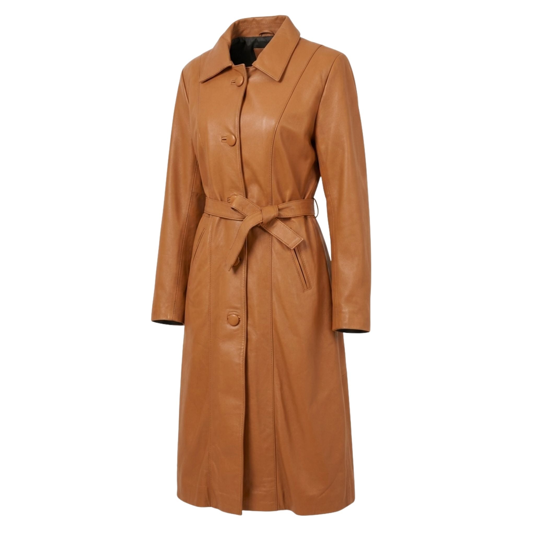 Classic long sheepskin coat - Item 1030