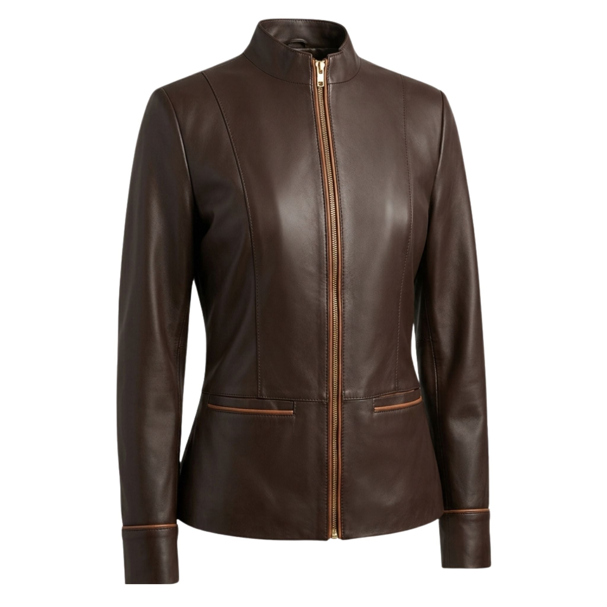 Sheepskin Leather Jacket - Item 1125