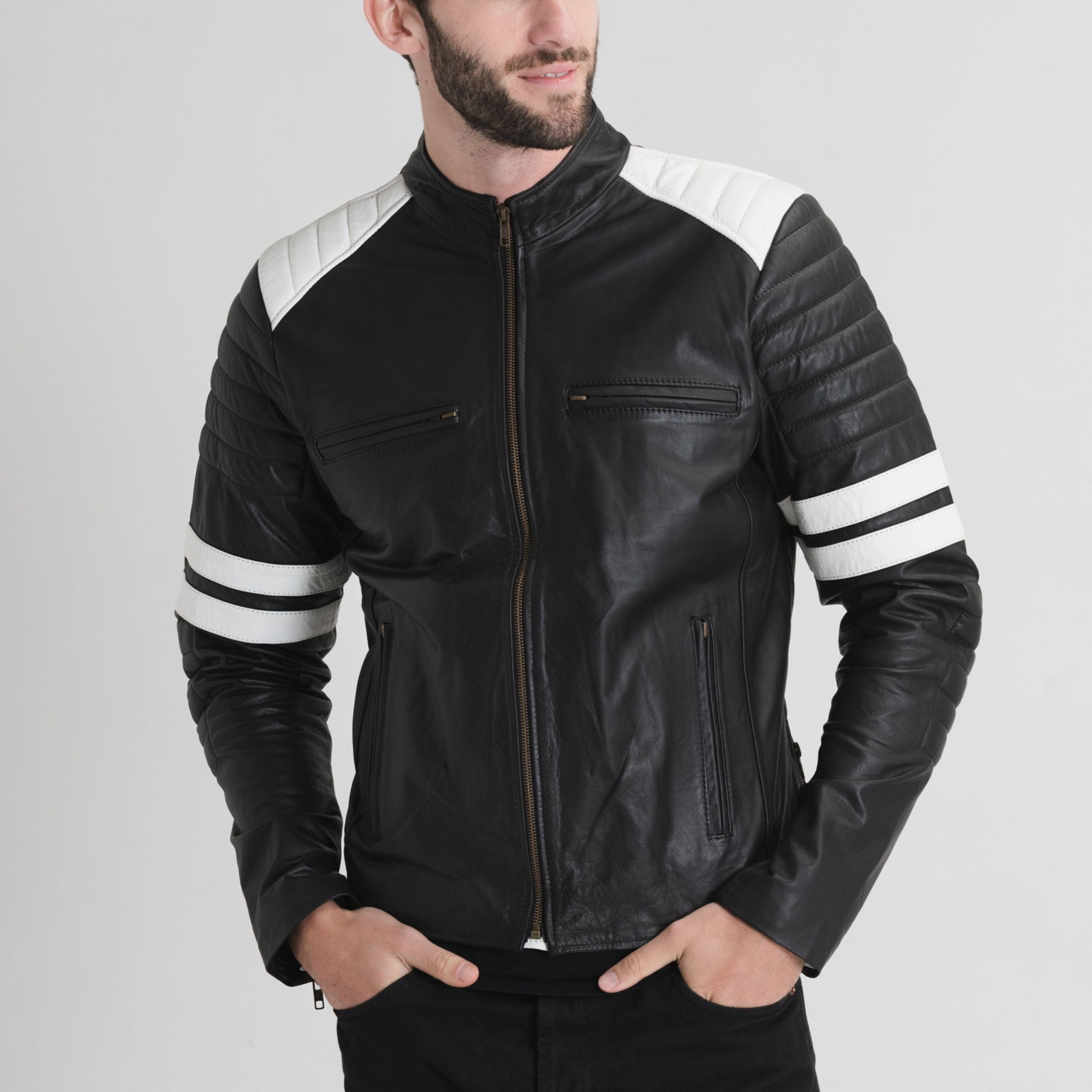 Campera de cuero de oveja - Art. 4413