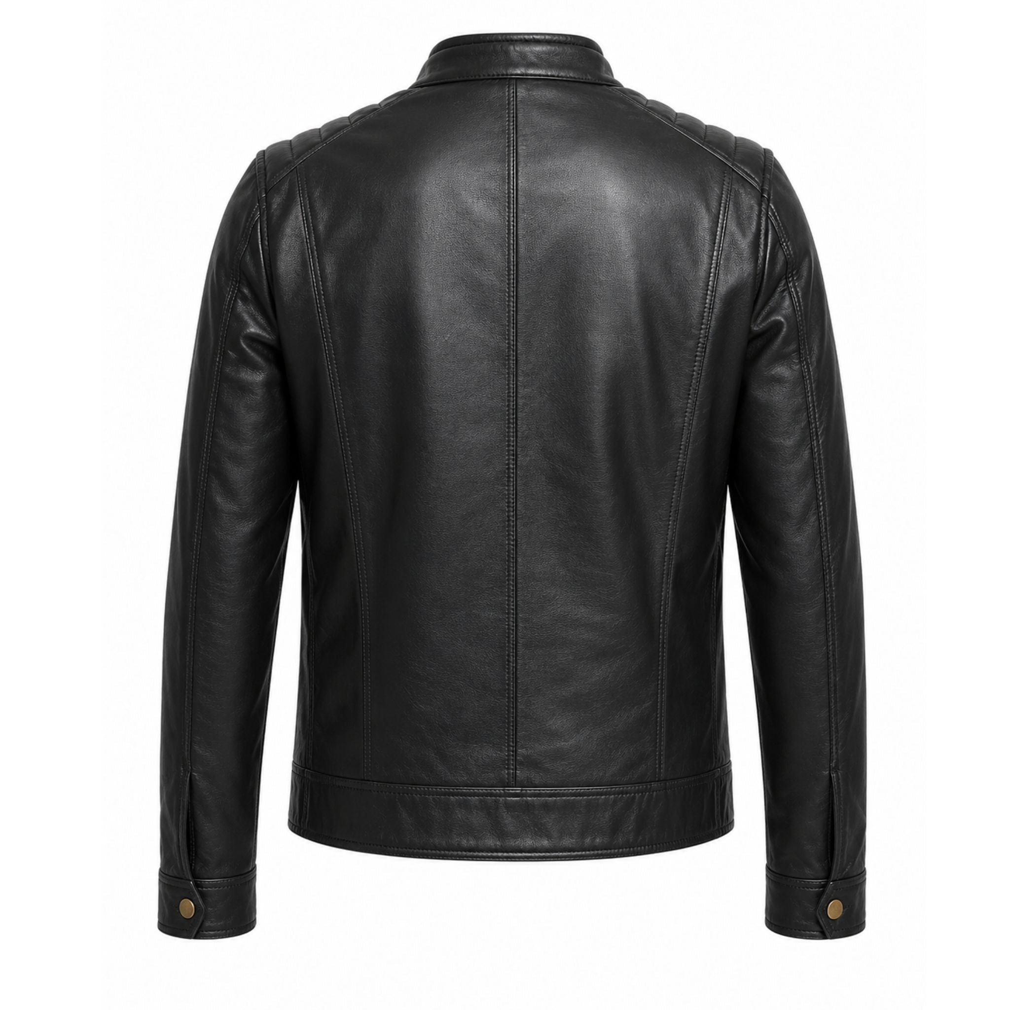 Campera motoquera de cuero vacuno - Art. 6085