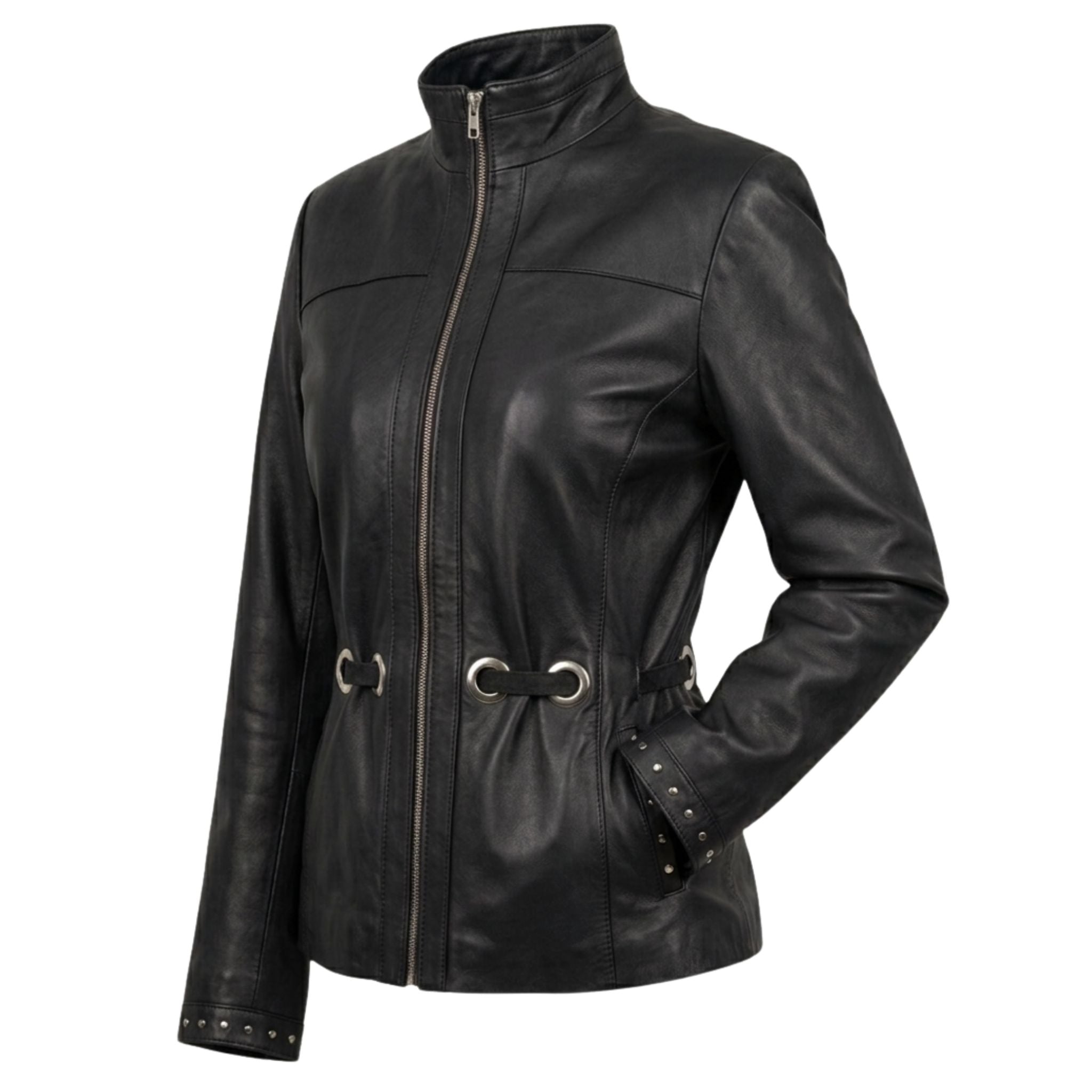 Campera de cuero de oveja - Art. 4366
