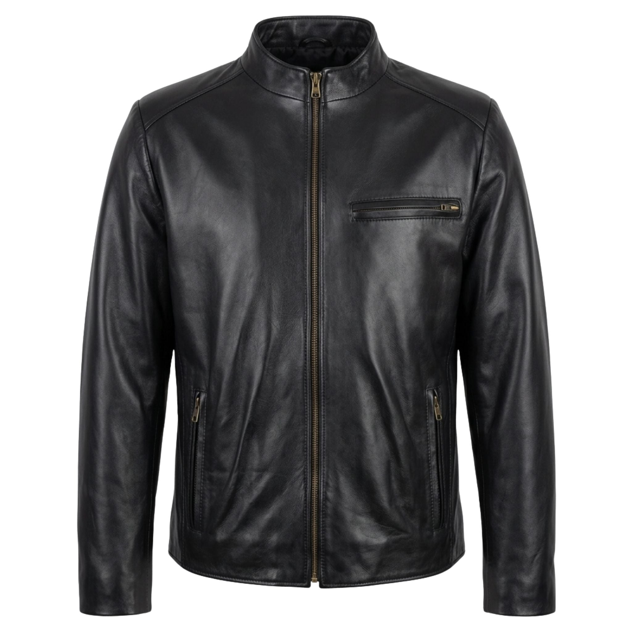 Cowhide leather jacket - Item 5060