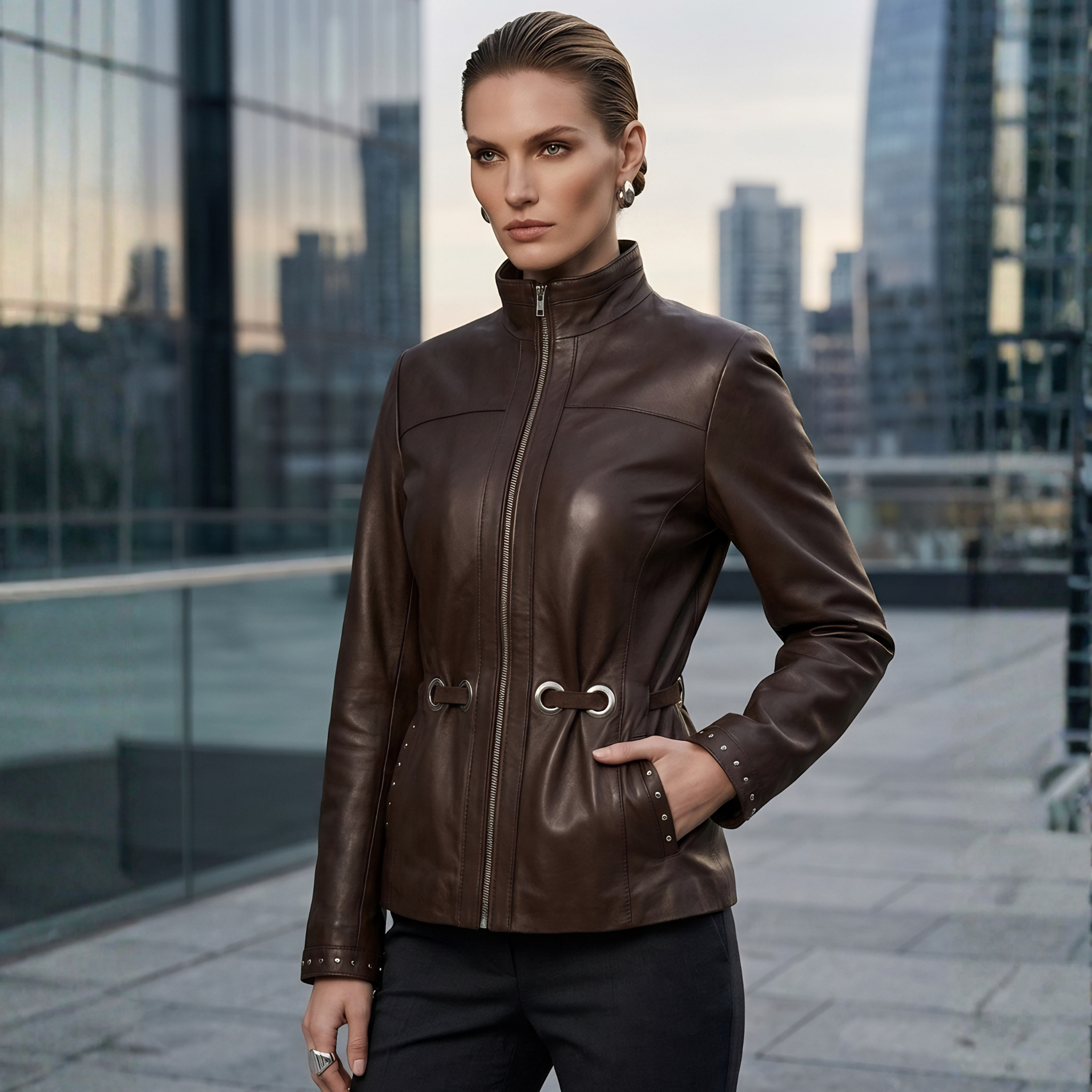 Sheepskin Leather Jacket - Art. 4366