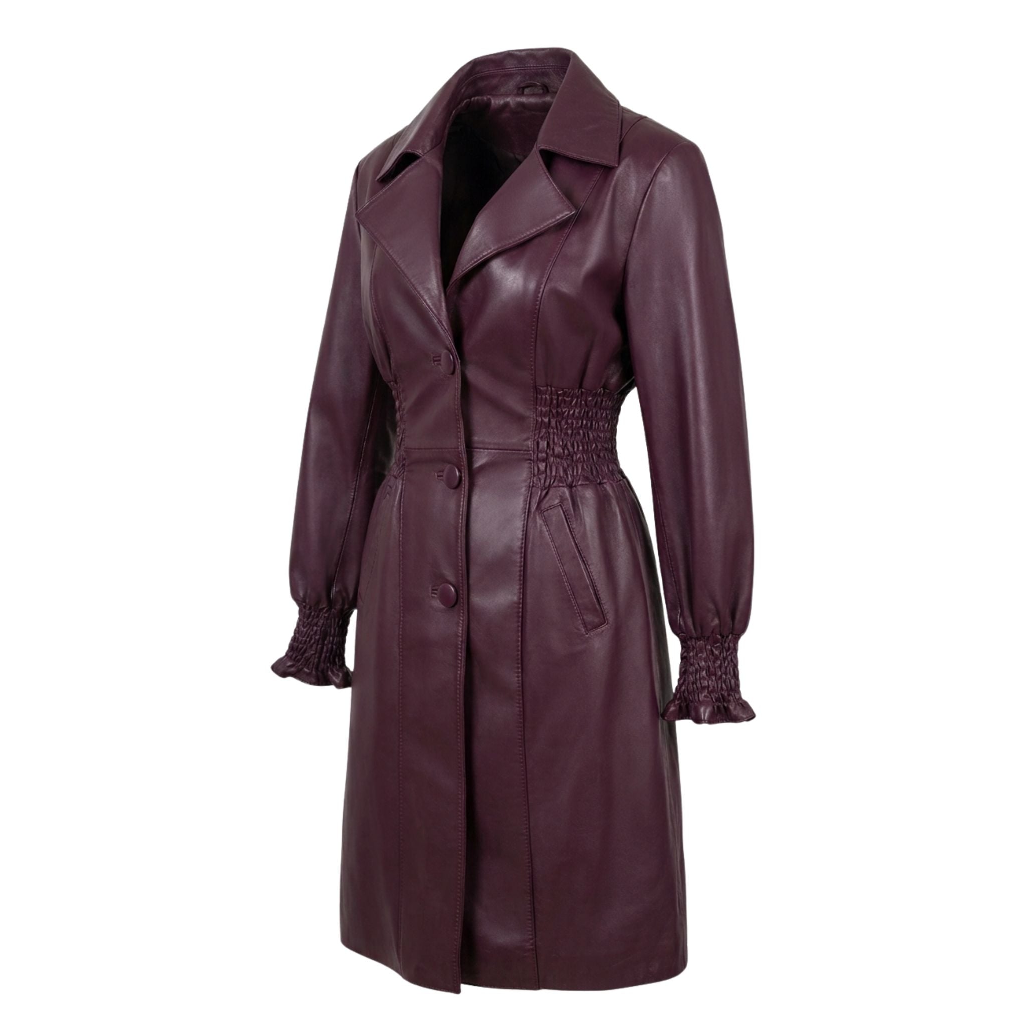 Stretch sheepskin coat - Item 4339