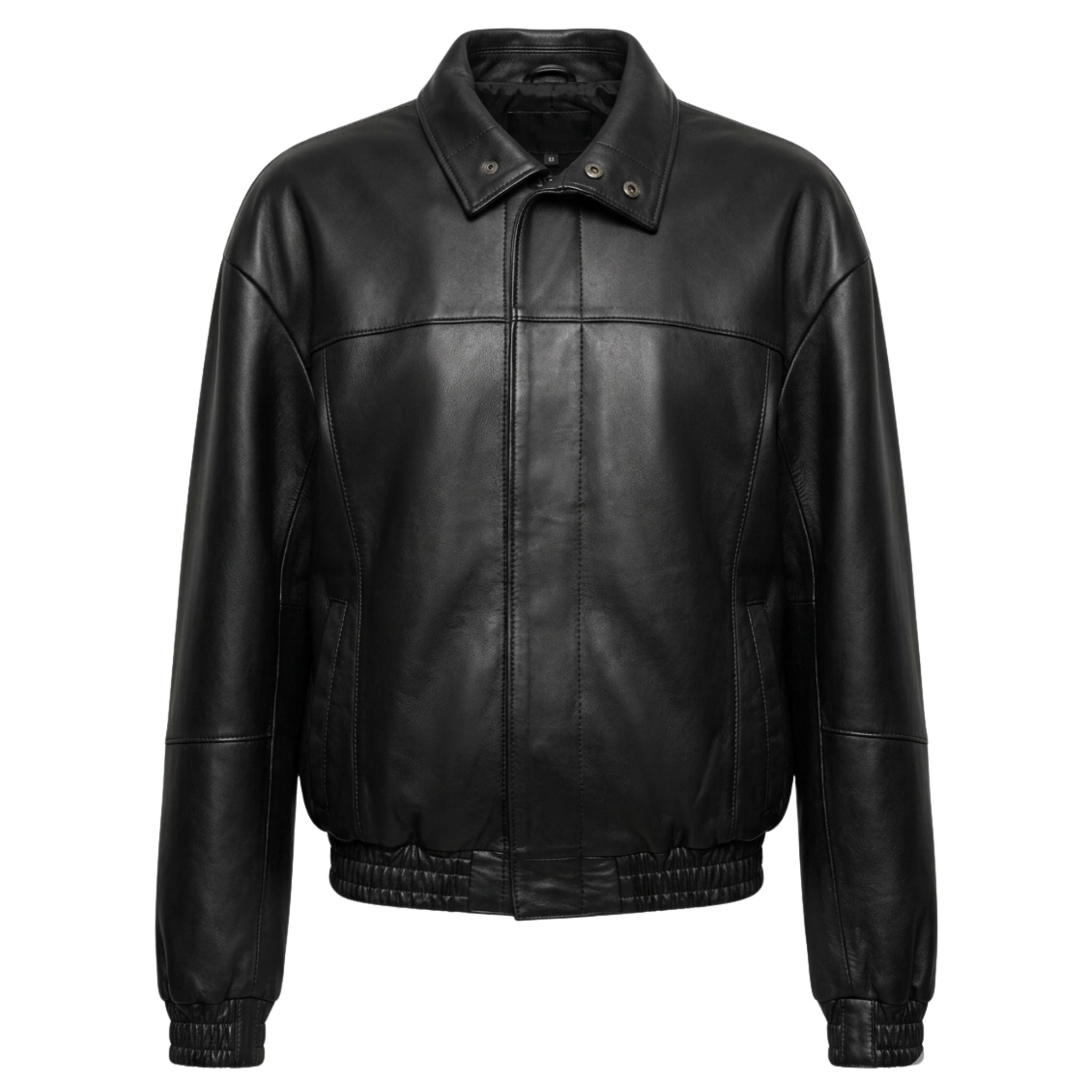 Oversized sheepskin leather jacket - Item 3412