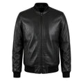 Campera Bomber de cuero vacuno - Art. 4312