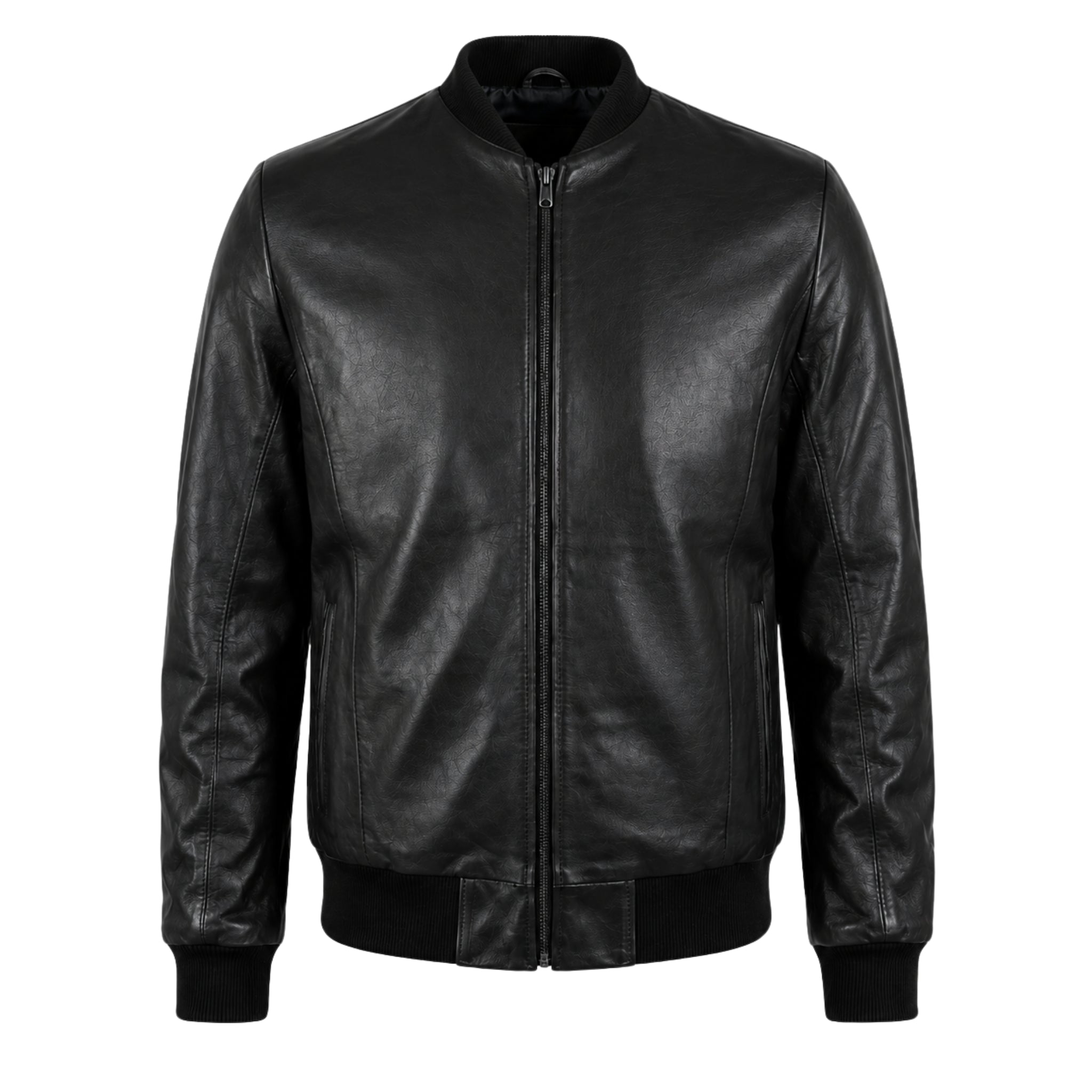 Campera Bomber de cuero vacuno - Art. 4312