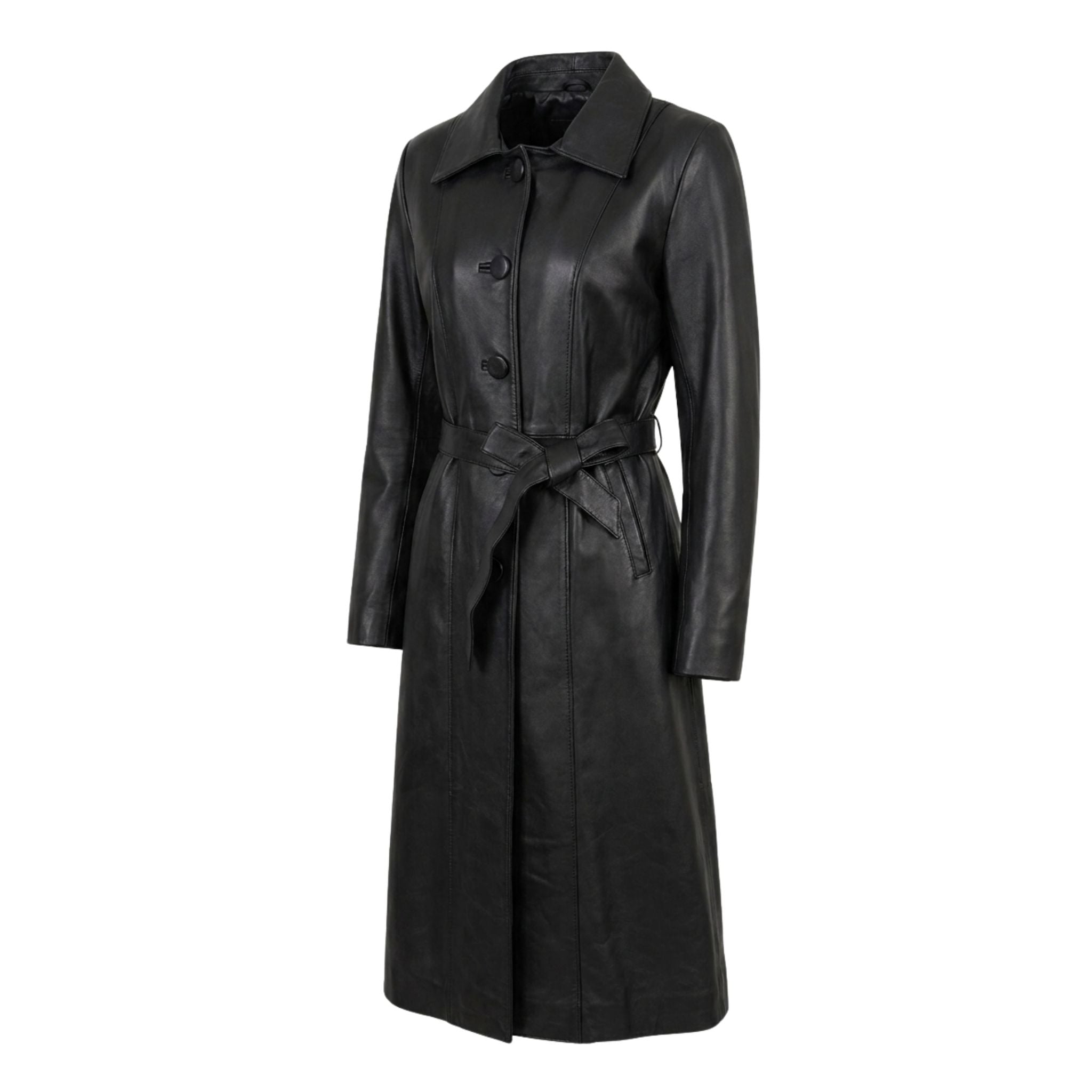 Classic long sheepskin coat - Item 1030