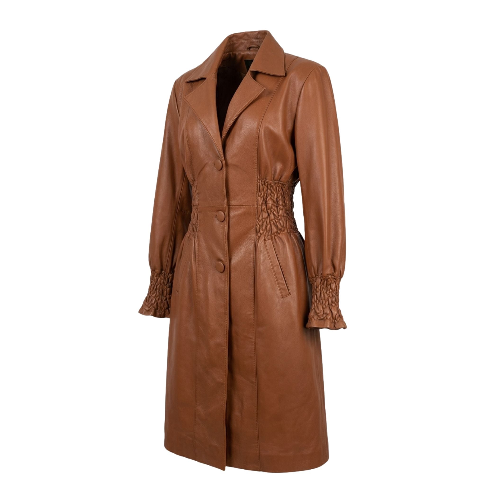 Stretch sheepskin coat - Item 4339