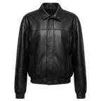 Campera oversize de cuero de oveja - Art. 3412