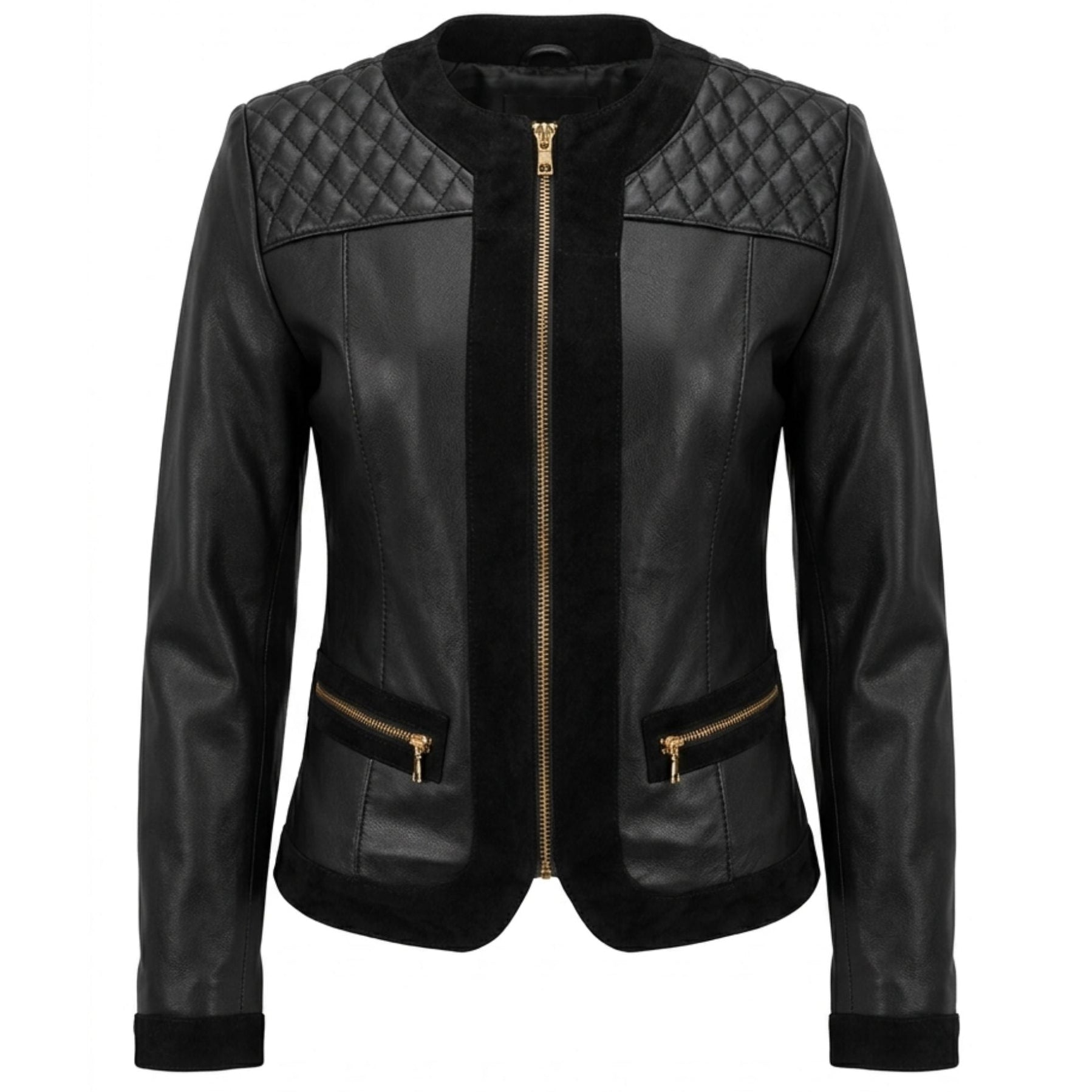 Sheepskin leather jacket - Item 676