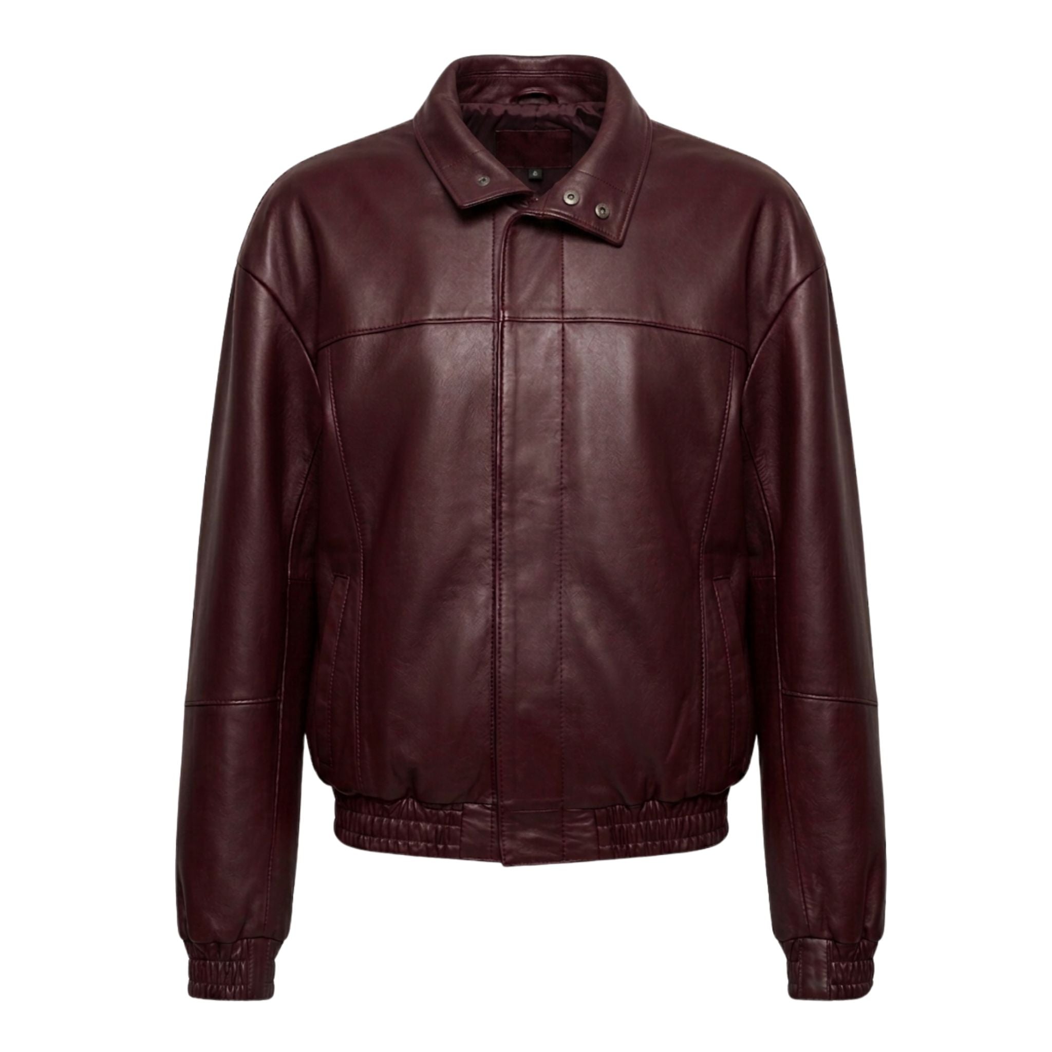 Oversized sheepskin leather jacket - Item 3412