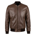 Campera Bomber de cuero vacuno - Art. 4312