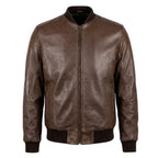 Campera Bomber de cuero vacuno - Art. 4312